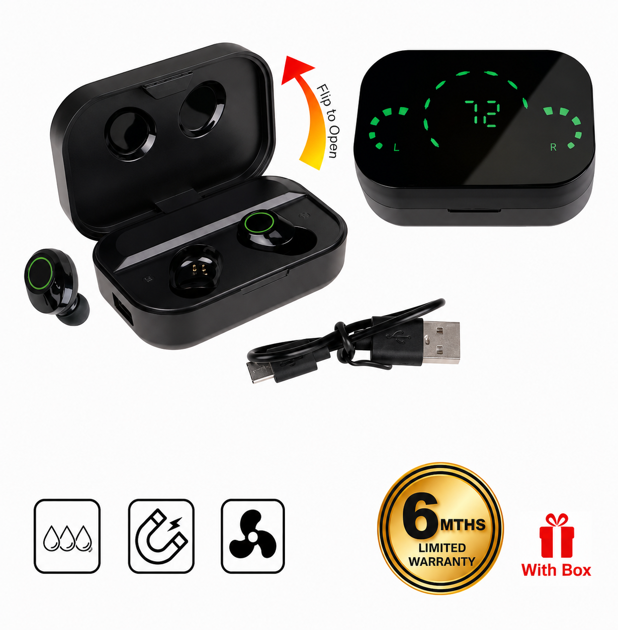 BLUETOOTH WIRELESS EARBUDS
